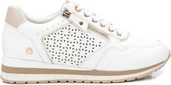 Xti Women's Lace-Up Sneakers 142234 - White,