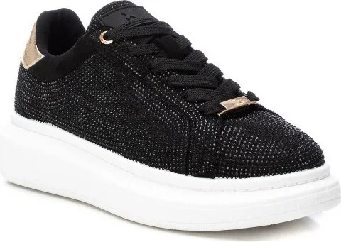 Xti Women's Lace-Up Sneakers 142289 - Black, - Image 2