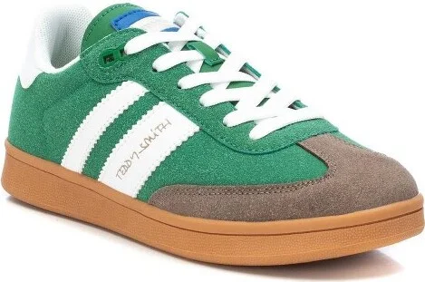 Xti Women's Lace-Up Sneakers 78812 - White/Camel, - Image 3
