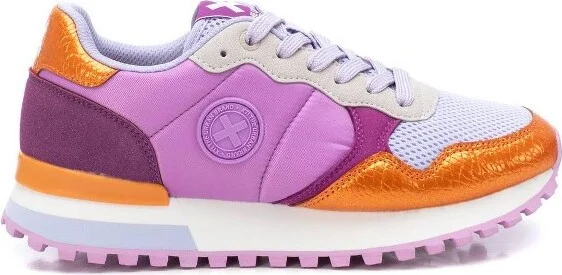 Xti Women's Multicolored Casual Sneakers 144062 Orange