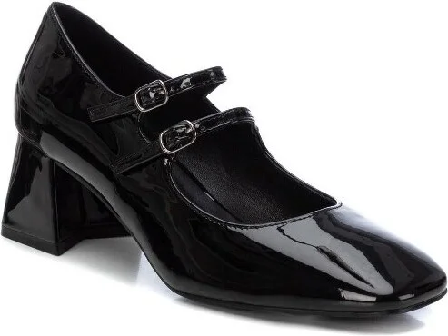 XTI Women's Patent Leatherette Pumps 143033 Black - Image 2