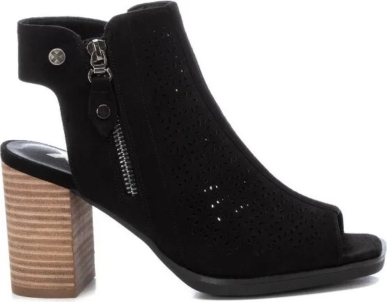 Xti Women's Peep Toe High Top Booties ,, Black