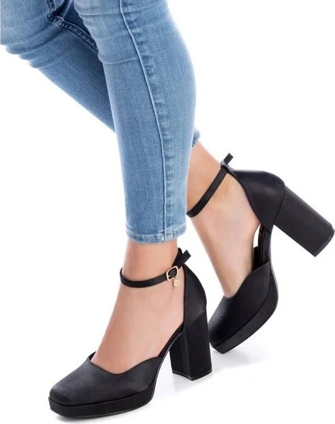 XTI Women's Platform Pumps 14110502 Black - Image 2