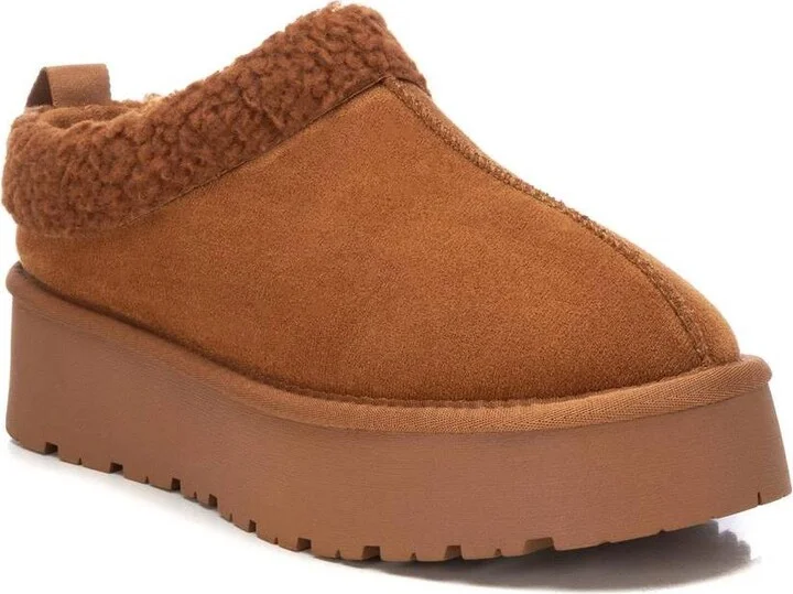 Xti Women's Platform Suede Clog Slippers By - Image 4