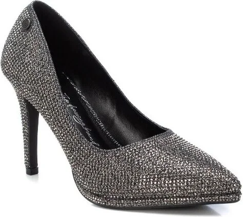 XTI Women's Pointed Toe Pumps 14302 Black - Image 3