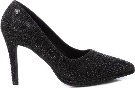 XTI Women's Pointed Toe Pumps 14302 Black