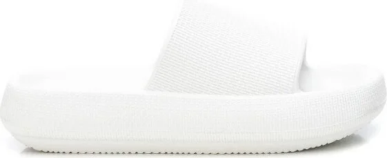 Xti Women's Rubber Flat Sandals 444890 White