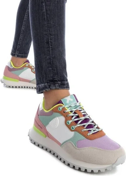 Xti Women's Serrated Sole Sneakers 142934 Multicolor - Image 2