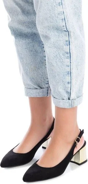 XTI Women's Slingback Pumps 141405 - Black, - Image 2