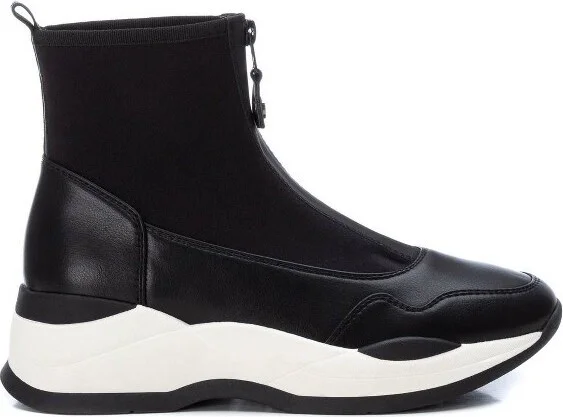 Xti Women's Sneaker Booties 140501 - Black/Nude, - Image 3