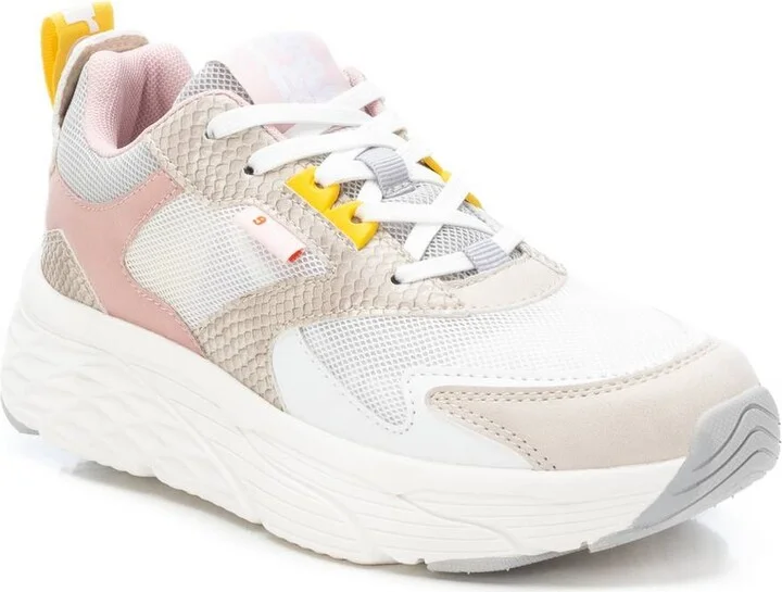 Xti Women's Sneakers By White With Multicolor Accent - Image 2