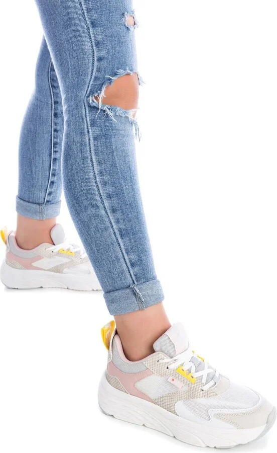 Xti Women's Sneakers By White With Multicolor Accent - Image 3