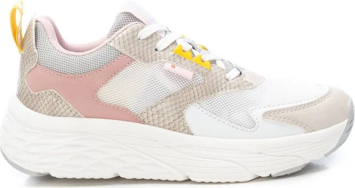 Xti Women's Sneakers By White With Multicolor Accent