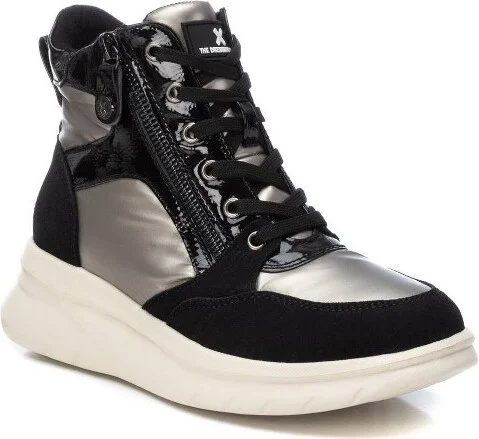 Xti Women's Sport Wedge Booties 143200 Black - Image 2