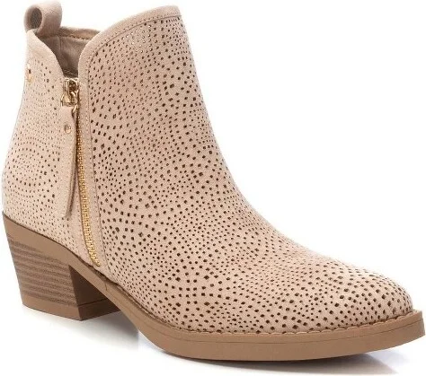 Xti Women's Suede Ankle Booties 1436 Camel - Image 2