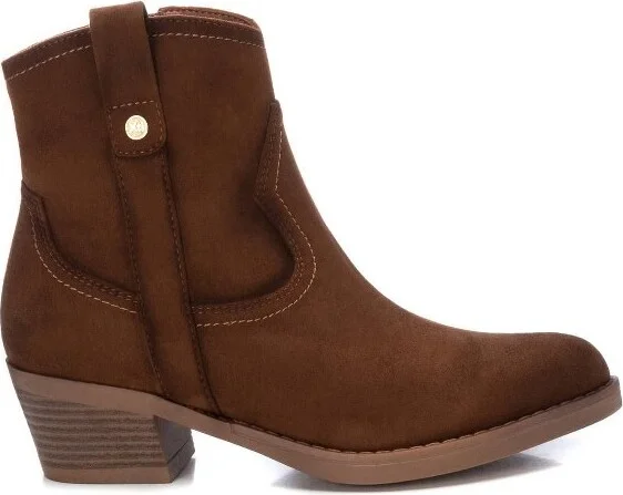 Xti Women's Suede Italian Western Boots 142039, Black, - Image 3