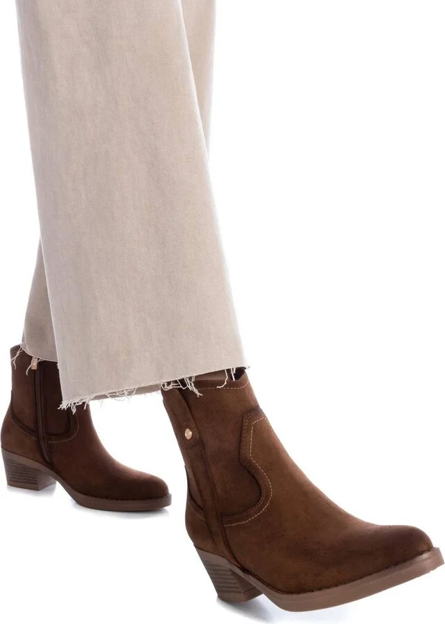 Xti Women's Suede Italian Western Boots By - Image 10