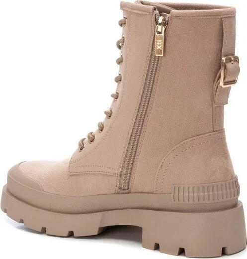 XTI Women's Suede Lace-Up Booties 142025 - Black, - Image 4