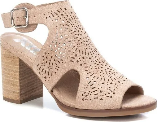 Xti Women's Suede Sandals 1498 - Black, - Image 3
