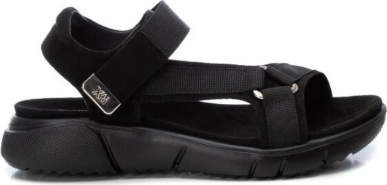 Xti Women's Textile Straps Sandals 141417 - Black,