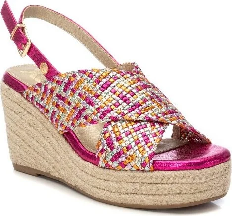 XTI Women's Wedge Sandals 14382 Pink Multicolor - Image 2