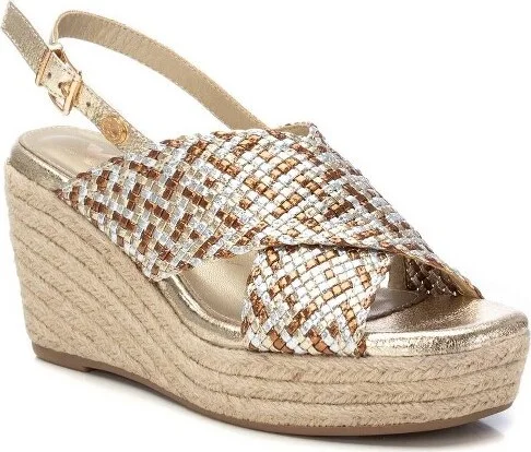 XTI Women's Wedge Sandals 14382 Pink Multicolor - Image 3