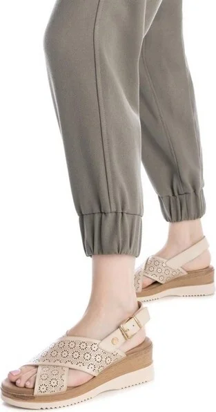 Xti Women's Wedge Sandals 143852 TAUPE - Image 3