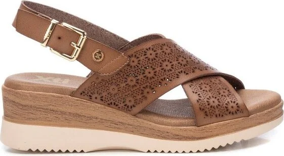 Xti Women's Wedge Sandals 143852 TAUPE