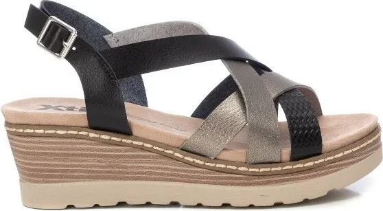 XTI Women's Wedge Sandals , Plumb,