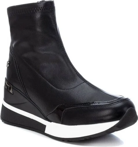 Xti Women's Wedge Sneaker Booties 140105 - Black, - Image 2