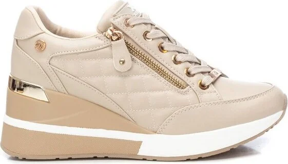 Xti Women's Wedge Sneakers 141582 Beige