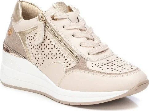 Xti Women's Wedge Sneakers 143632 Beige - Image 2