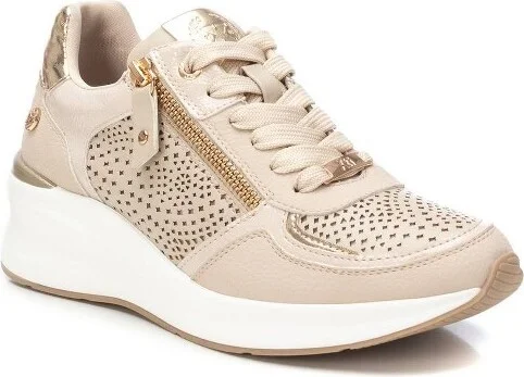 Xti Women's Wedge Sneakers 143712 Beige - Image 2