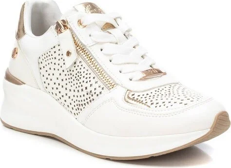 Xti Women's Wedge Sneakers 143712 Beige - Image 3