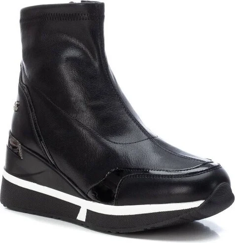 XTI Women's Wedge Sport Booties 14194 - Black,