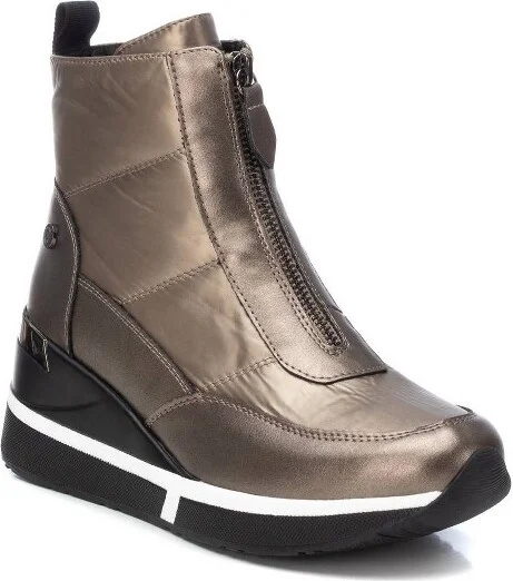 Xti Women's Wedge Sport Booties 143079, Black, - Image 3