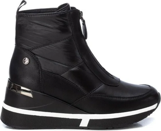 Xti Women's Wedge Sport Booties 143079, Black,