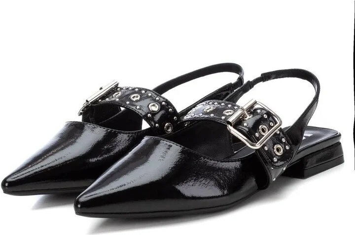 Xti Women's Wide Bucke Flats - Image 6