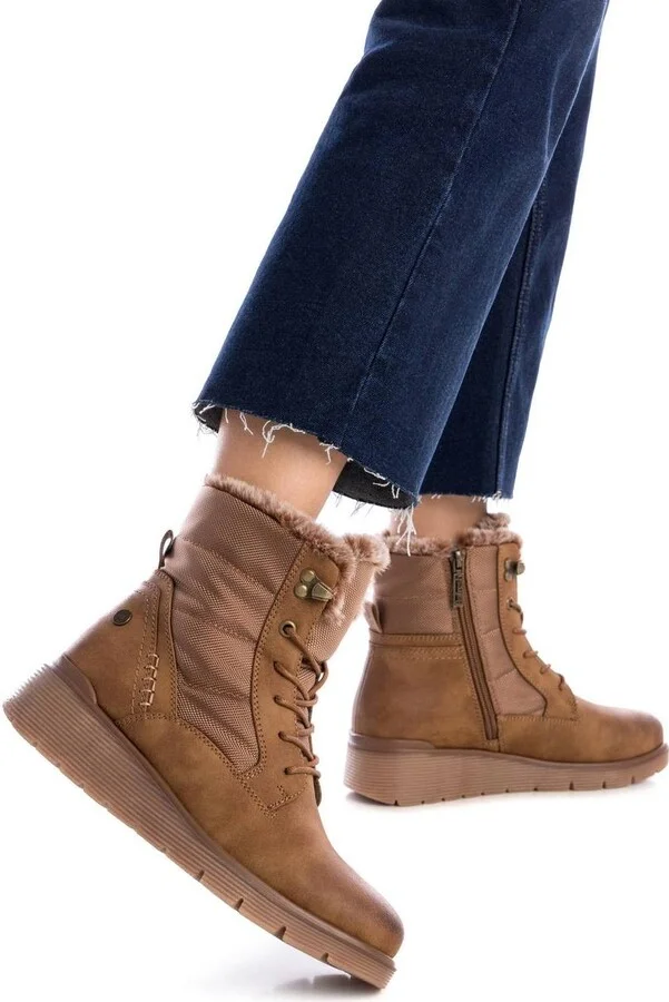 Xti Women's Winter Suede Booties By - Image 4