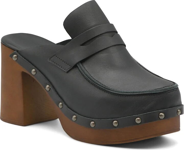 Xtra Platform Penny Loafer Mule