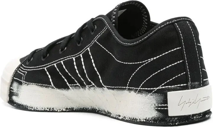 Y-3 Adidas Nice Canvas Low Sneakers Shoes - Image 3