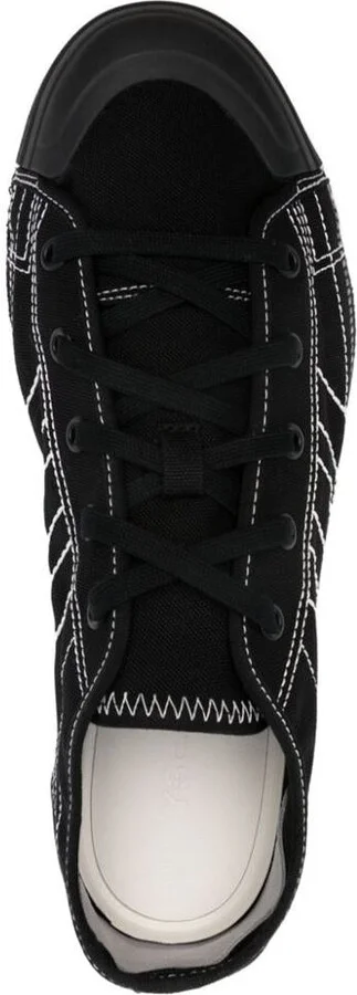 Y-3 Adidas Nizza Low Leather Sneakers - Image 3
