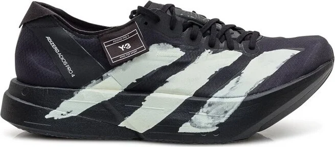 Y-3 Adios Pro 4 3-Stripe Detailed Sneakers