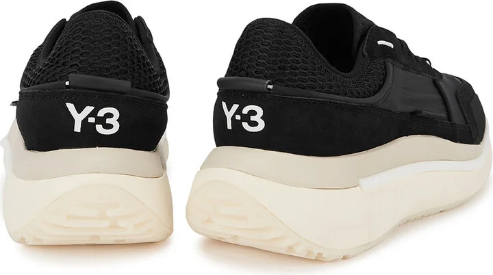 Y-3 Ajatu Run Black Panelled Sneakers - Image 3