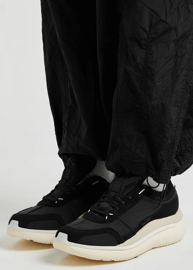 Y-3 Ajatu Run Black Panelled Sneakers - Image 5