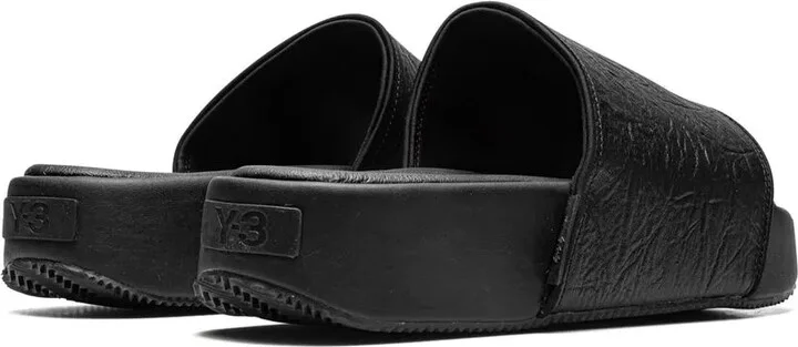 Y-3 "Black/Black/Core White" slides - Image 3