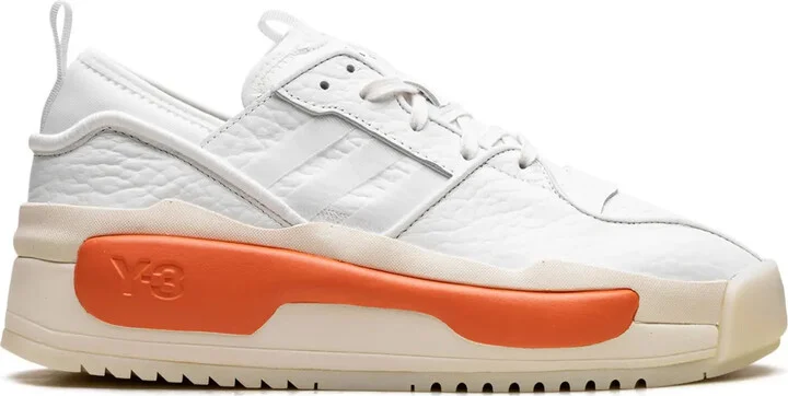 Y-3 Hokorivalry "White/Orange" sneakers