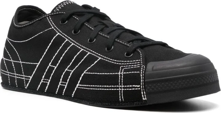 Y-3 Nizza Low Leather Sneakers - Image 2