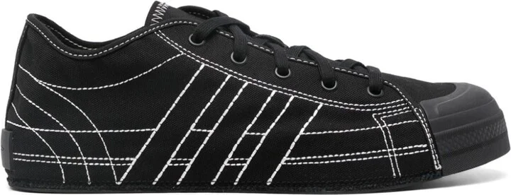Y-3 Nizza Low Leather Sneakers