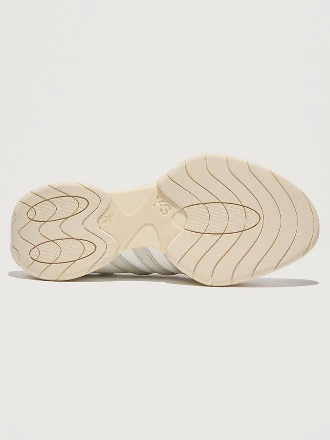 Y-3 Regu Leather - Cwhite/Talc/Wonwhi - Image 3